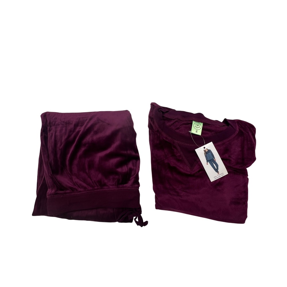 Honeydew Intimates Plum Purple 2 Piece Fleece Lounge Set XL NWT